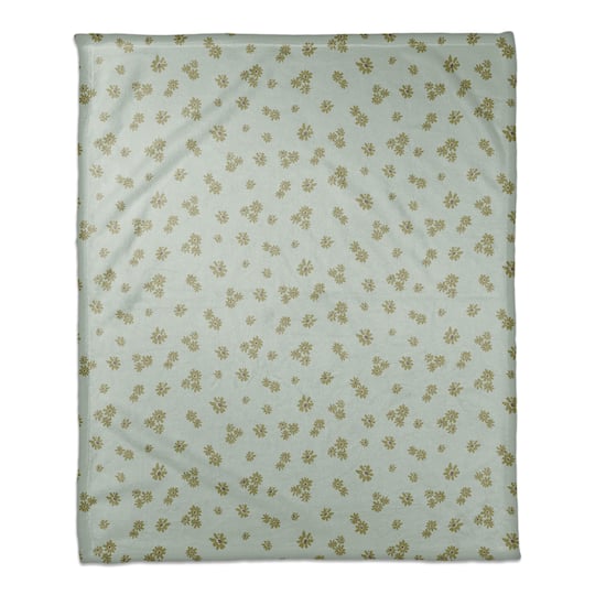 Daisy Pattern Coral Fleece Blanket